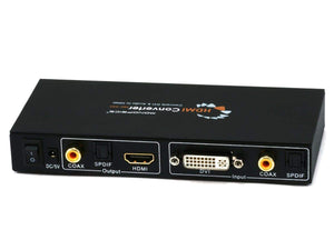 Convertisseur DVI Video + Audio Digital Coaxial et Digital Optique Toslink à HDMI - Simple Boutique