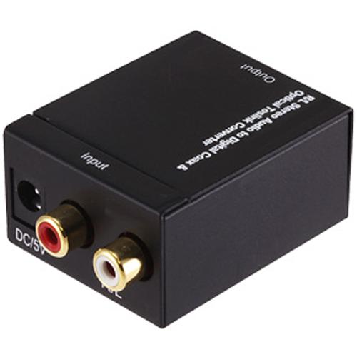 Convertisseur analogue stéréo RCA à numérique Toslink / Coax - Simple Boutique