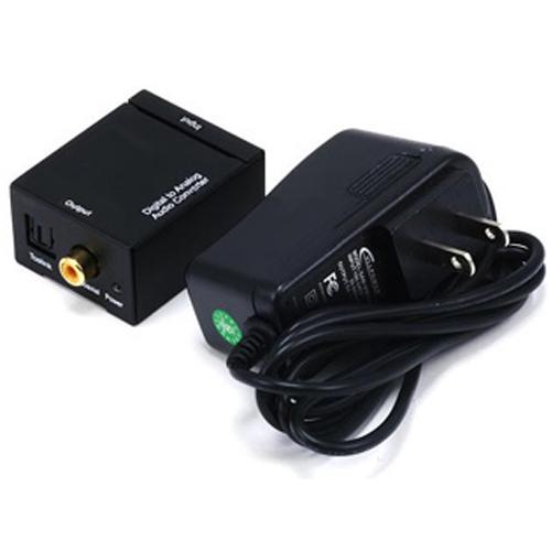 Convertisseur analogue stéréo RCA à numérique Toslink / Coax - Simple Boutique