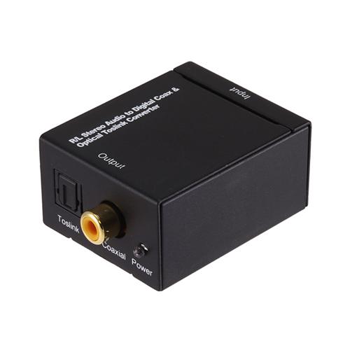 Convertisseur analogue stéréo RCA à numérique Toslink / Coax - Simple Boutique