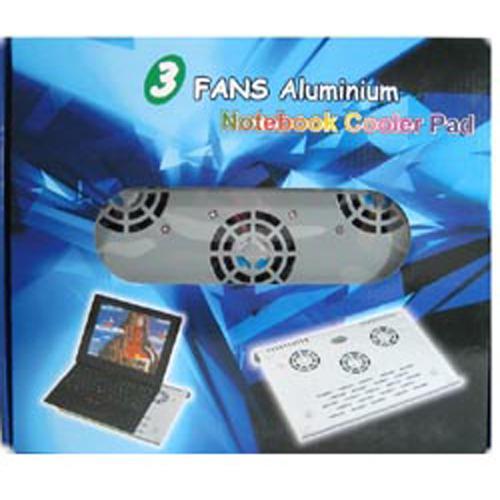 Cooler pour Laptop, 3 ventilateur, aluminium, alimentation USB - Simple Boutique