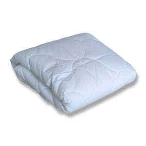 Cotton House - Protège-Oreiller Matelassé 100% Coton, Imperméable et Hypoallergénique, Grandeur Queen, Blanc - Simple Boutique