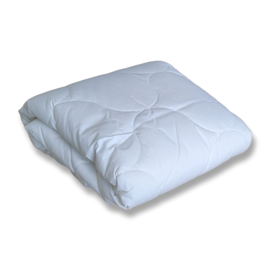 Cotton House - Protège-Oreiller Matelassé 100% Coton, Imperméable et Hypoallergénique, Grandeur Queen, Blanc - Simple Boutique