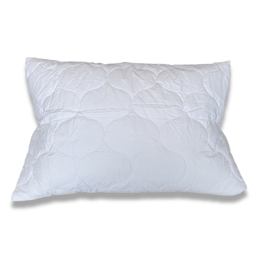 Cotton House - Protège-Oreiller Matelassé 100% Coton, Imperméable et Hypoallergénique, Grandeur Queen, Blanc - Simple Boutique