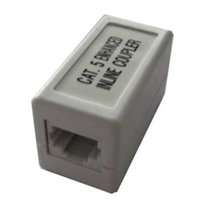 Coupleur pour câbles ethernet réseau Cat5e RJ-45 F/F Blanc - Simple Boutique