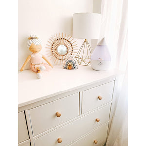 Crane - Humidificateur d'air Ultrasonic à Brume Fraiche, Buse Rotative 360 Degrée, Blanc - Simple Boutique