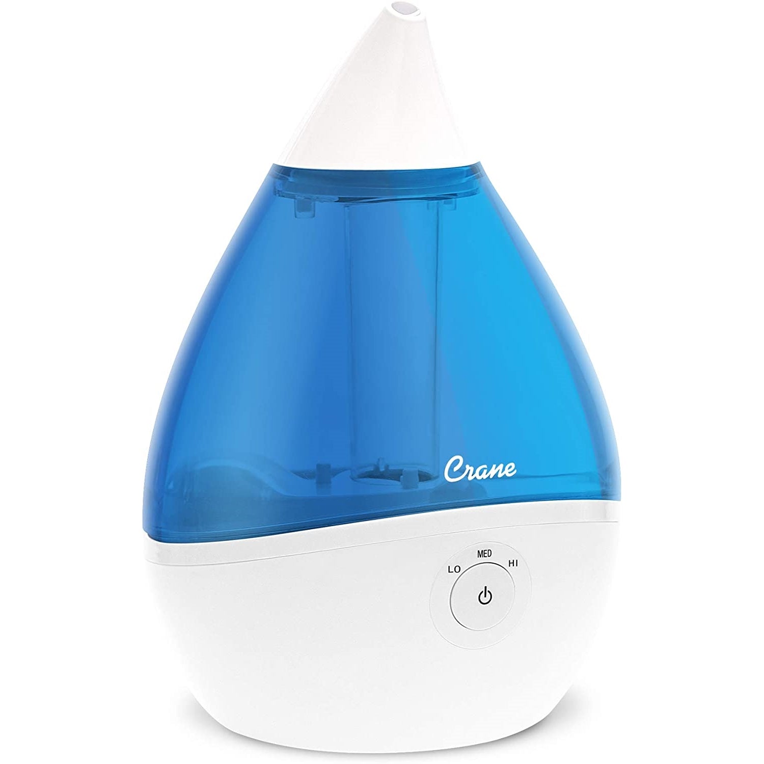 Crane - Humidificateur d'air Ultrasonic à Brume Fraiche, Buse Rotative 360 Degrée, Bleu - Simple Boutique