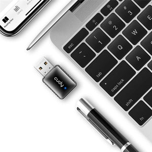 Cudy WU600 Adaptateur USB Wi-fi Double Bande avec Installation Automatique, Noir - Simple Boutique