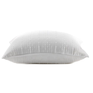 DB Chez Vous - Oreiller Aria Hypoallergénique en Microfibre, Grandeur Standard, Blanc - Simple Boutique