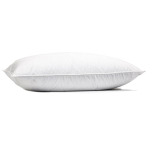 DB Chez Vous - Oreiller en Plumes et Duvet, Hypoallergénique, Grandeur Standard Plus, Blanc - Simple Boutique