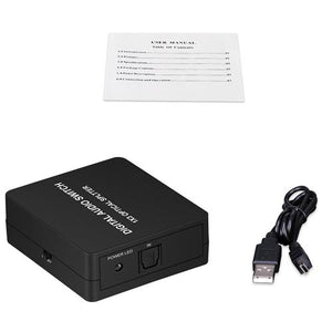 Diviseur Pour Câbles Audio Numérique Toslink Fibre Optique 1 Entrée À 3 Sorties Amplifié - Simple Boutique