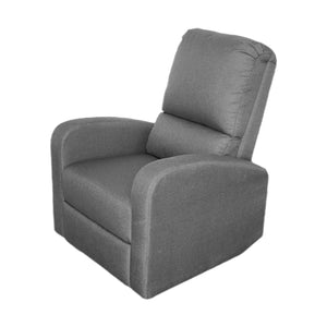 Dormatex Emilia Chaise Fauteuil Inclinable Pivotante Gris Pâle - Fait au Canada - Simple Boutique