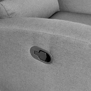 Dormatex Emilia Chaise Fauteuil Inclinable Pivotante Gris Pâle - Fait au Canada - Simple Boutique