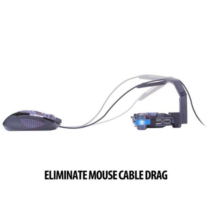 ENHANCE Hub USB pour Souris de Jeu Bleu - Simple Boutique