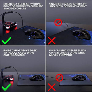 ENHANCE Hub USB pour Souris de Jeu Rouge - Simple Boutique