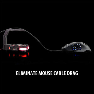 ENHANCE Hub USB pour Souris de Jeu Rouge - Simple Boutique