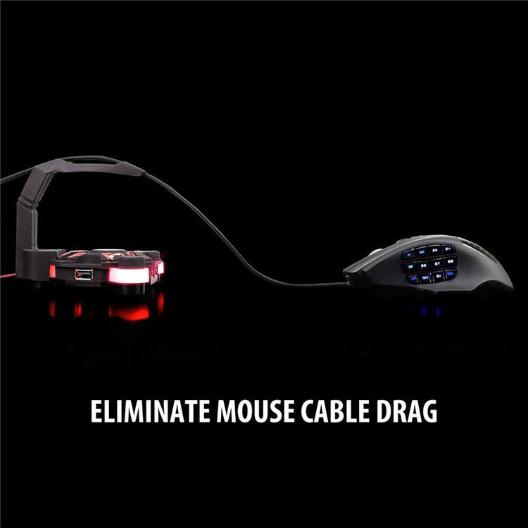ENHANCE Hub USB pour Souris de Jeu Rouge - Simple Boutique