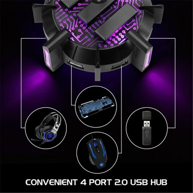 ENHANCE Pro Hub USB et Bungee pour Souris de Jeu DEL - ENPCGHB100BKEW - Simple Boutique