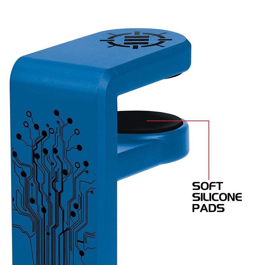 ENHANCE Support pour Casque de Jeu Rotatif - Bleu - Simple Boutique