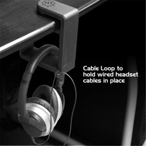 ENHANCE Support pour Casque de Jeu Rotatif - Noir - Simple Boutique