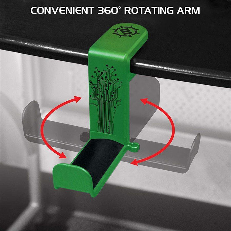 ENHANCE Support pour Casque de Jeu Rotatif - Vert - Simple Boutique