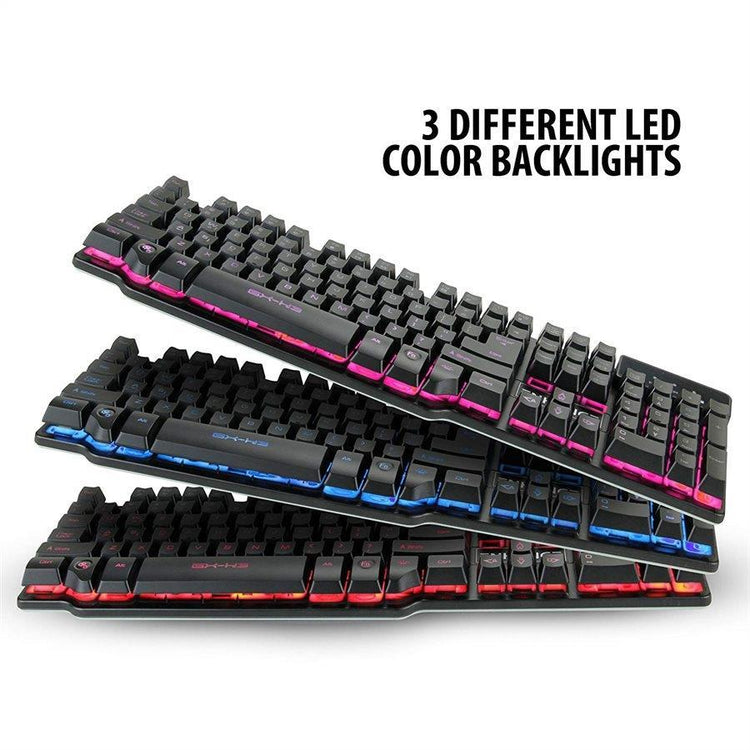 ENHANCE Voltaic Clavier de Jeu avec Commutateurs Hybrides Noir - Simple Boutique