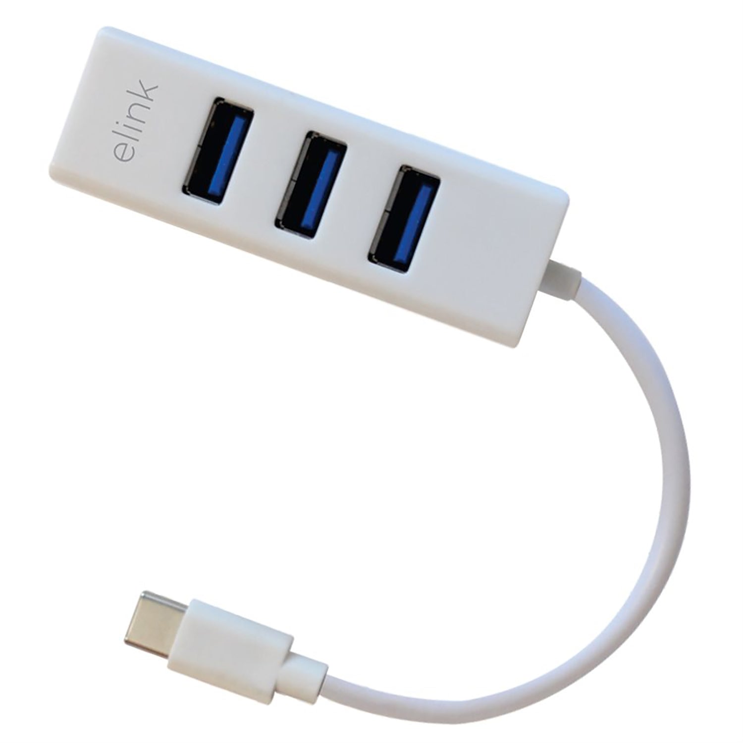 Elink - Adaptateur USB 3.1 Type-C à 4 Ports USB-A, Blanc - Simple Boutique