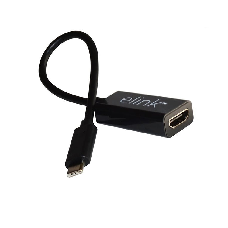 Elink - Adaptateur USB Type-C vers HDMI Compatible 4K, Noir - Simple Boutique