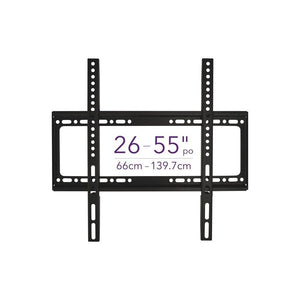Elink CV964 - Support Mural Fixe pour Téléviseur de 26'' à 55'', VESA Maximum 400 x 400, Noir - Simple Boutique