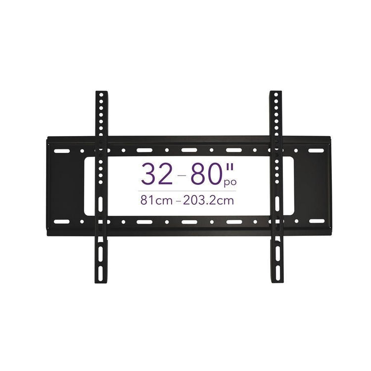 Elink CV971 - Support Mural Fixe pour Téléviseur de 32'' à 80'', VESA Maximum de 600 x600, Noir - Simple Boutique