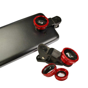 Elink EK-4060 - Lentilles Universelles Avec Clip pour Téléphone et Tablette, Noir - Simple Boutique