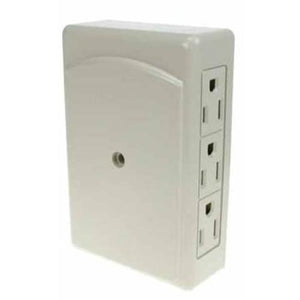 Elink EL-867 Multiprise Murale A 6 Prises Économiseur Espace Blanc - Simple Boutique