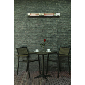 Ener-G+ HEA-23046-WM-RM Chauferette électrique murale extérieur à infrarouge 1500W/3000W argent - Simple Boutique