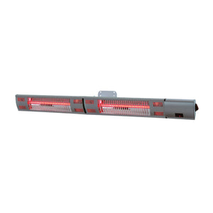 Ener-G+ HEA-23046-WM-RM Chauferette électrique murale extérieur à infrarouge 1500W/3000W argent - Simple Boutique