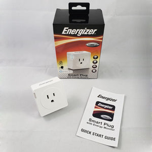 Energizer Connect EIE3-1001-WHT Prise Intelligente Compatible avec Amazon Alexa - Simple Boutique