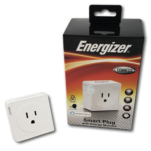 Energizer Connect EIE3-1001-WHT Prise Intelligente Compatible avec Amazon Alexa - Simple Boutique