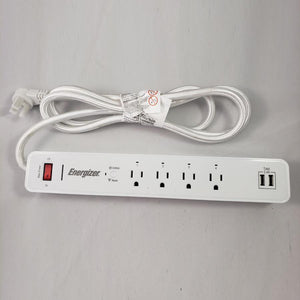 Energizer Connect EIS3-1001-WHT Wi-Fi Protecteur de Surtension 1200 Joules avec Commande Vocale - Simple Boutique