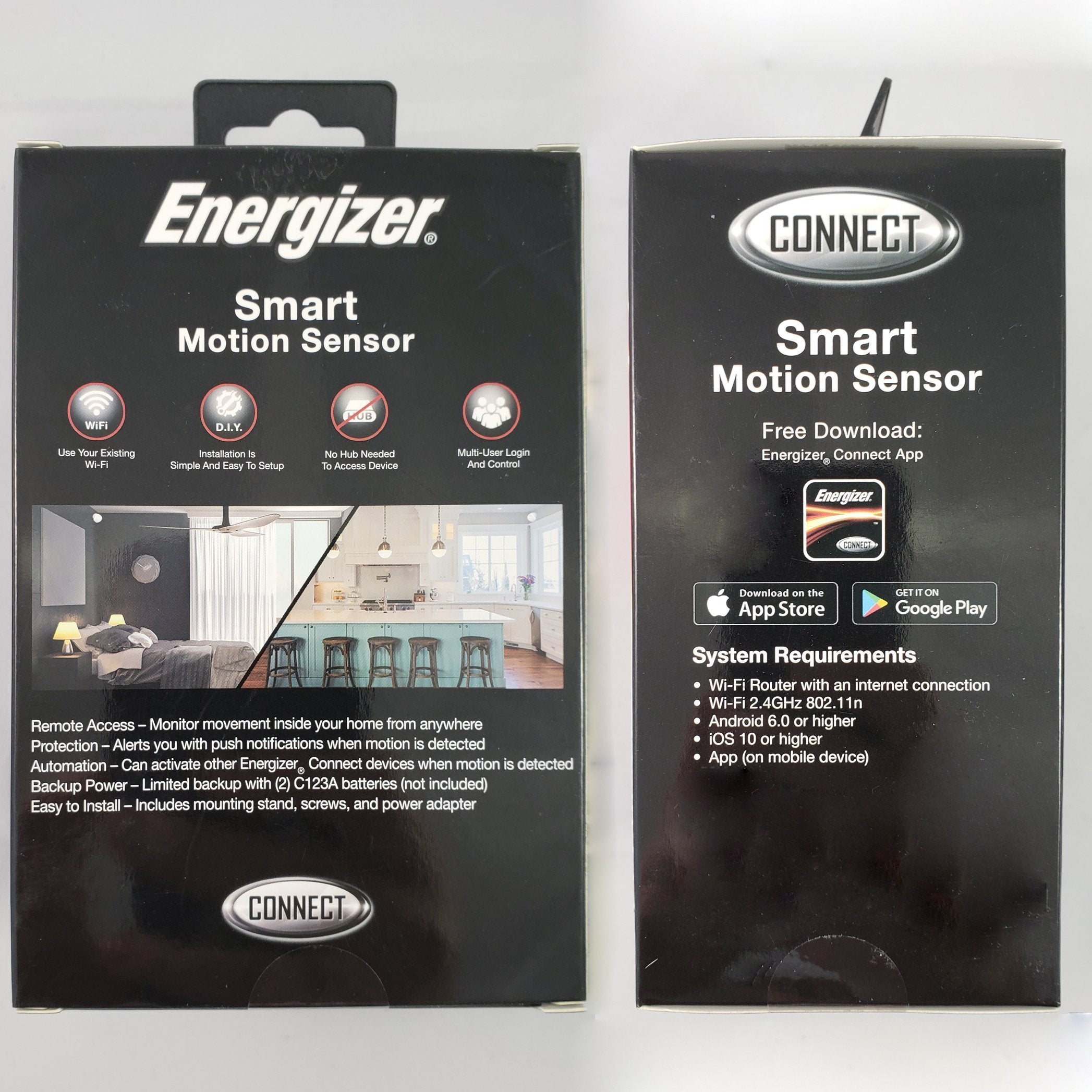 Energizer Connect EMX4-1001-WHT Wi-Fi Capteur de Mouvement Intelligent Blanc - Simple Boutique