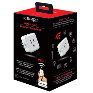 Escape SMP152 - Prise Intelligente, Smart, Wi-fi, Blanc - Simple Boutique