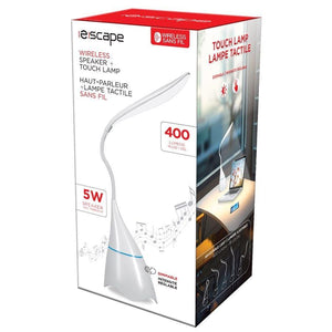 Escape TL913BT Lampe Tactile à Intensité Réglable + Haut-Parleur Sans Fil Blanc - Simple Boutique