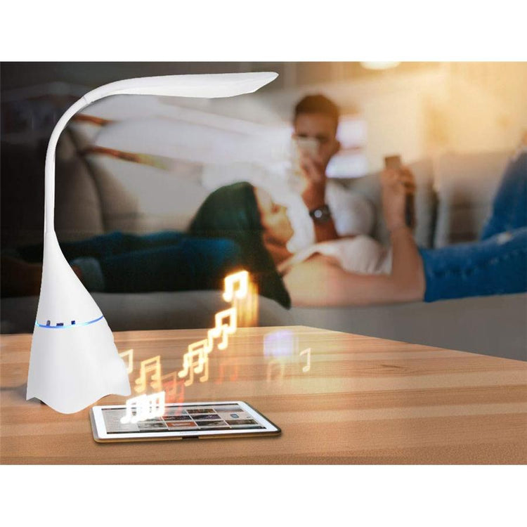 Escape TL913BT Lampe Tactile à Intensité Réglable + Haut-Parleur Sans Fil Blanc - Simple Boutique