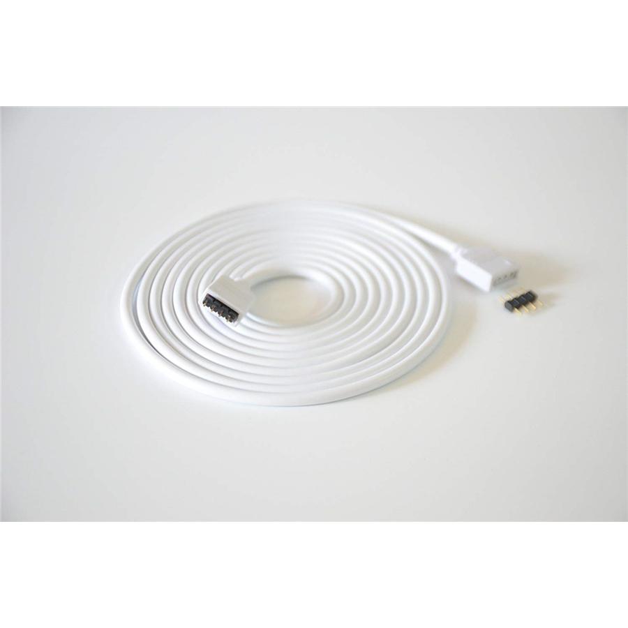 Extension RGB pour Rubans DEL 4 Broches 1M Blanc - Simple Boutique