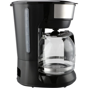 Frigidaire - Cafetière avec une Capacité de 12 Tasses, Fonction Anti-Goutte, Noir - Simple Boutique