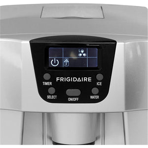 Frigidaire - Distributeur d'eau et Machine à Galçons Compacte, Réservoir de 2 Litres, Argenté - Simple Boutique