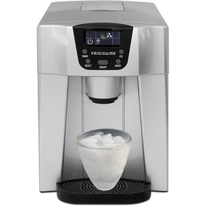 Frigidaire - Distributeur d'eau et Machine à Galçons Compacte, Réservoir de 2 Litres, Argenté - Simple Boutique