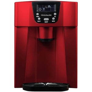 Frigidaire - Distributeur d'eau et Machine à Galçons Compacte, Réservoir de 2 Litres, Rouge - Simple Boutique