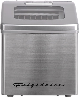 Frigidaire EFIC452-SS - Machine à glaçons compacte de comptoir 40 LBS en acier inoxydable avec fenêtre - Simple Boutique