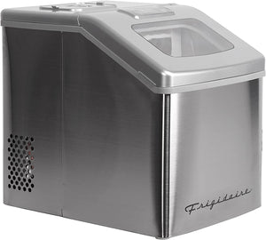 Frigidaire EFIC452-SS - Machine à glaçons compacte de comptoir 40 LBS en acier inoxydable avec fenêtre - Simple Boutique