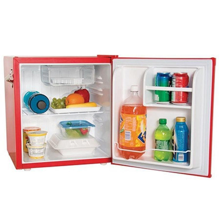 Frigidaire EFR176-RED Réfrigérateur de Bar Rétro de 1,6 CU FT avec Ouvre-Bouteille Latéral Rouge - Simple Boutique
