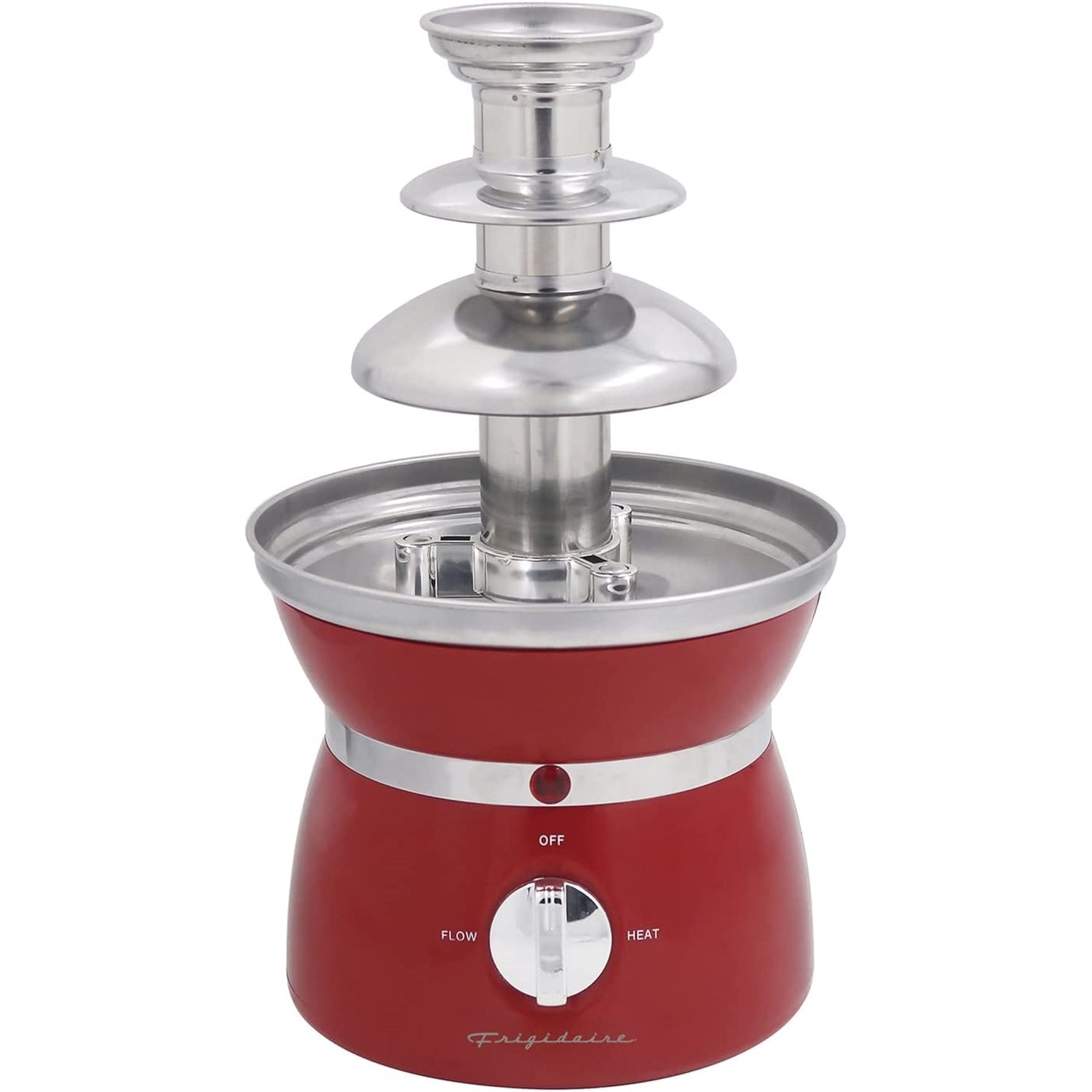 Frigidaire - Fontaine à Chocolat à 3 Niveaux, Style Rétro, Rouge - Simple Boutique